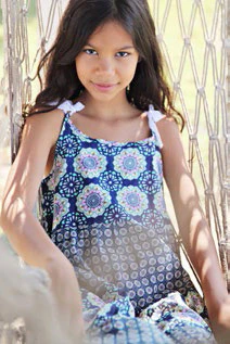 Lotus Blue Beach Dress - Image 3