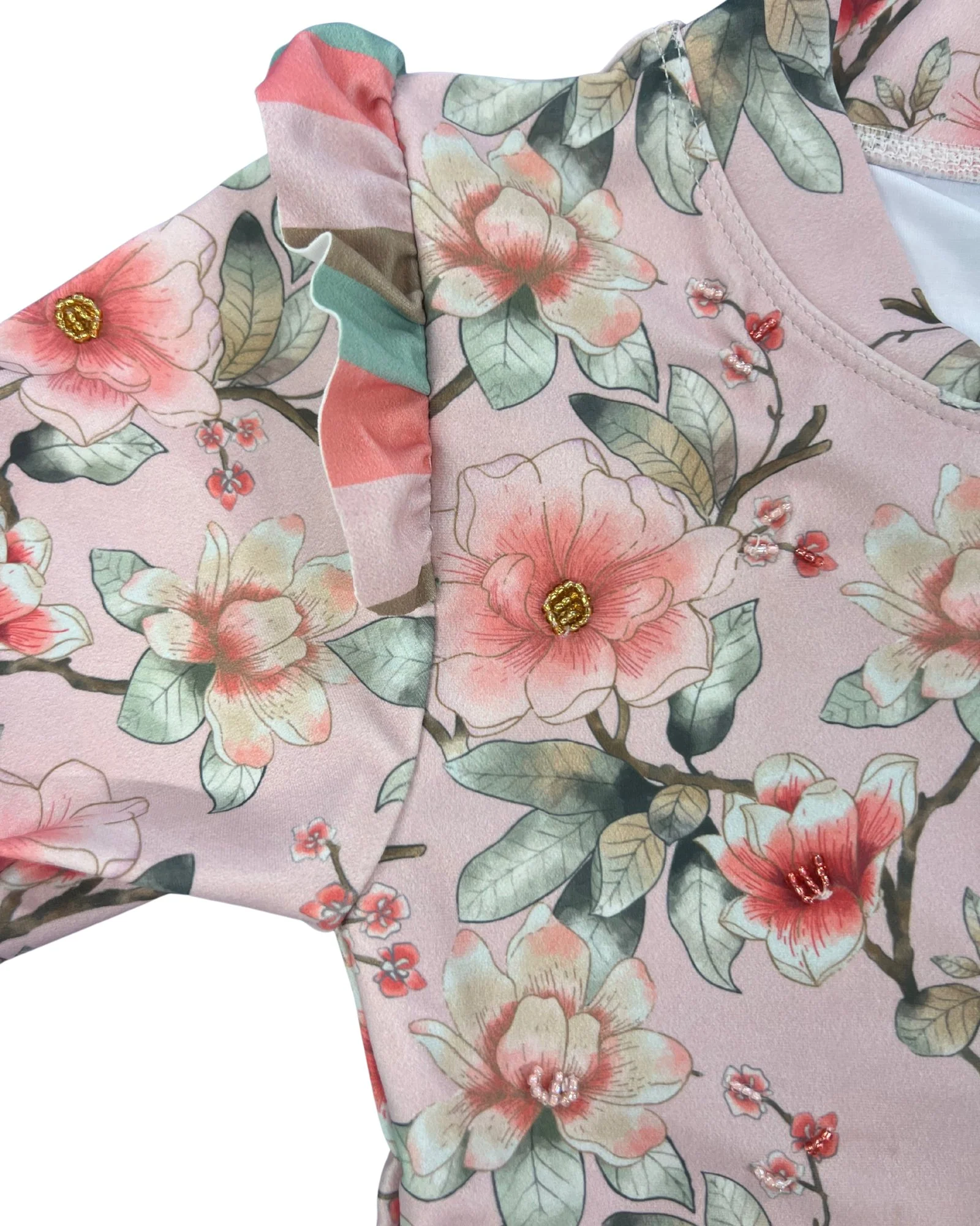 Long Sleeve Zip One Piece Swimsuit - Image 8