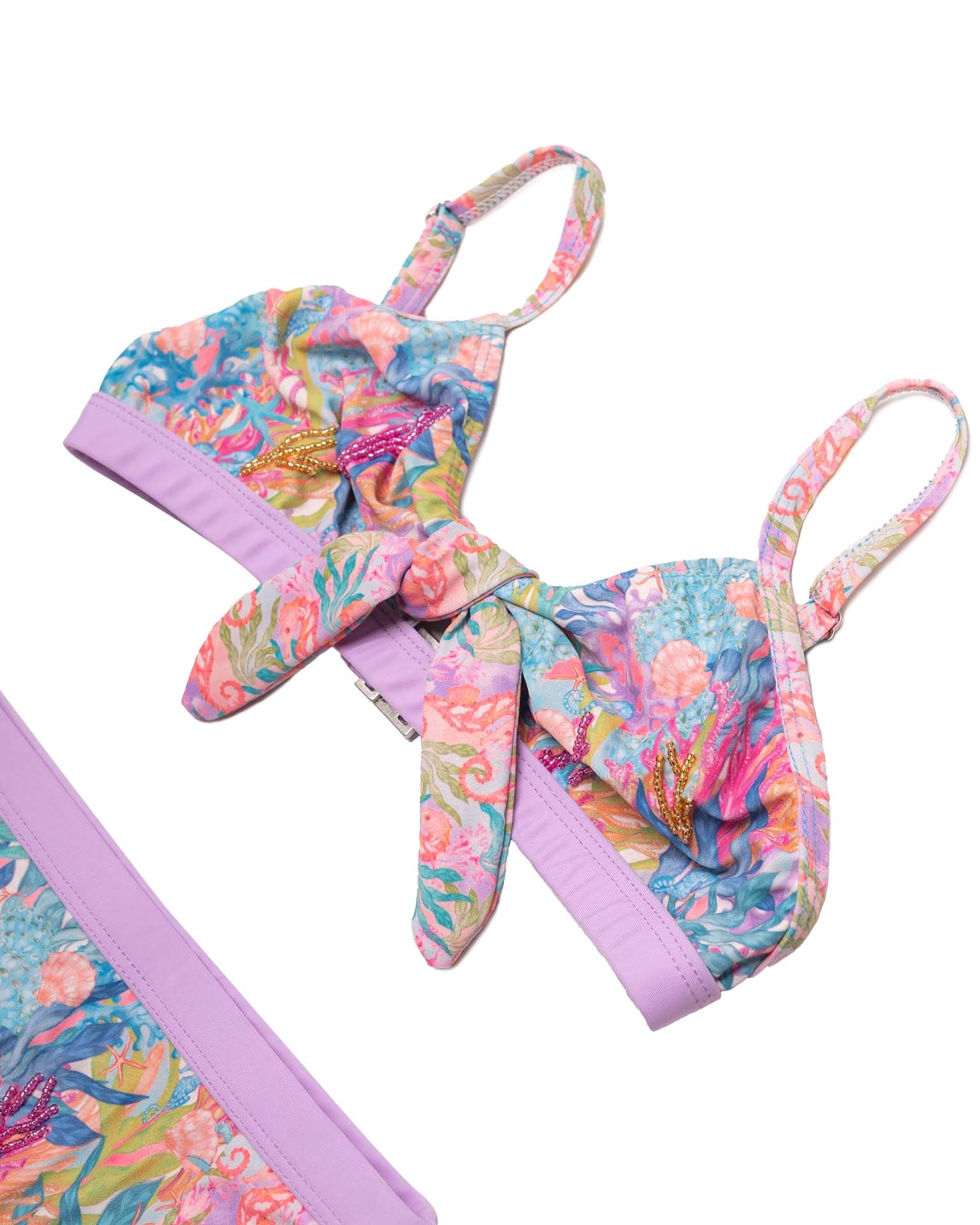 Hand Beaded 3 Piece Swim Set - Image 4