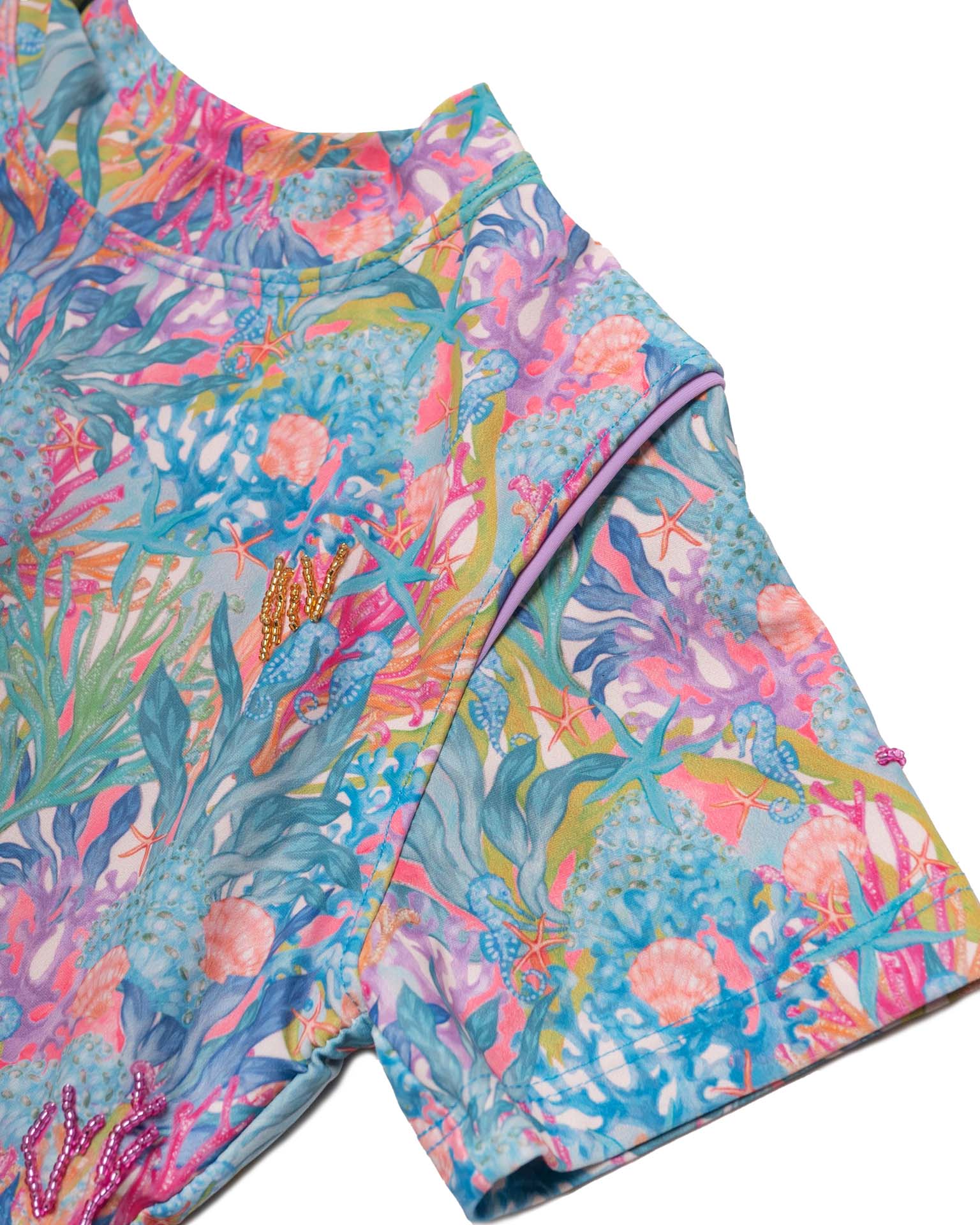 Hand Beaded 3 Piece Swim Set - Image 5
