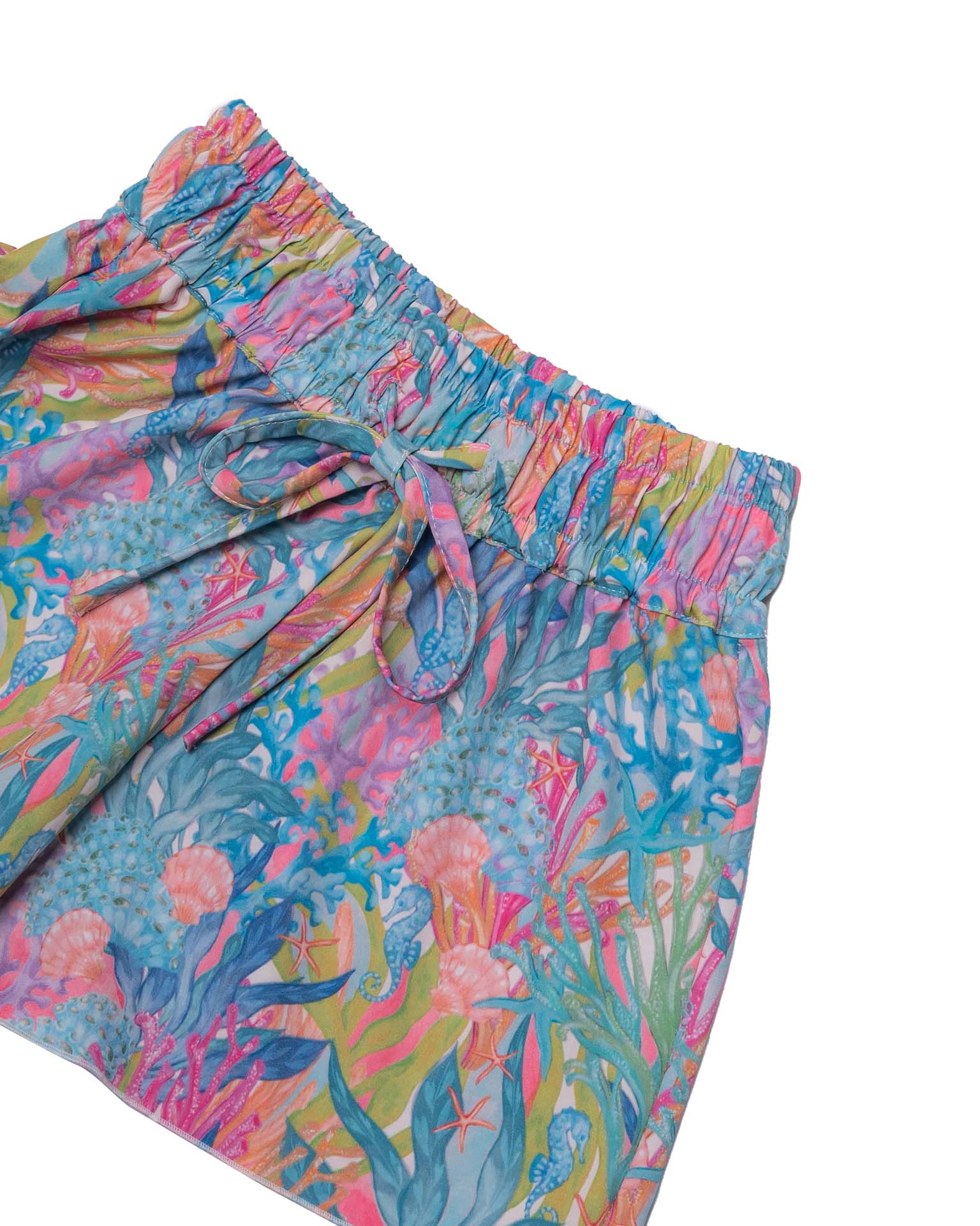 Girls Board Shorts with Tie - Image 2