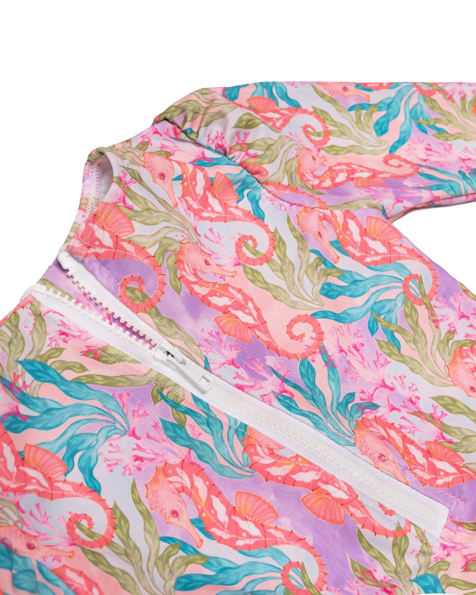 Long Sleeve One Piece Swimsuit with Side Ties - Image 5