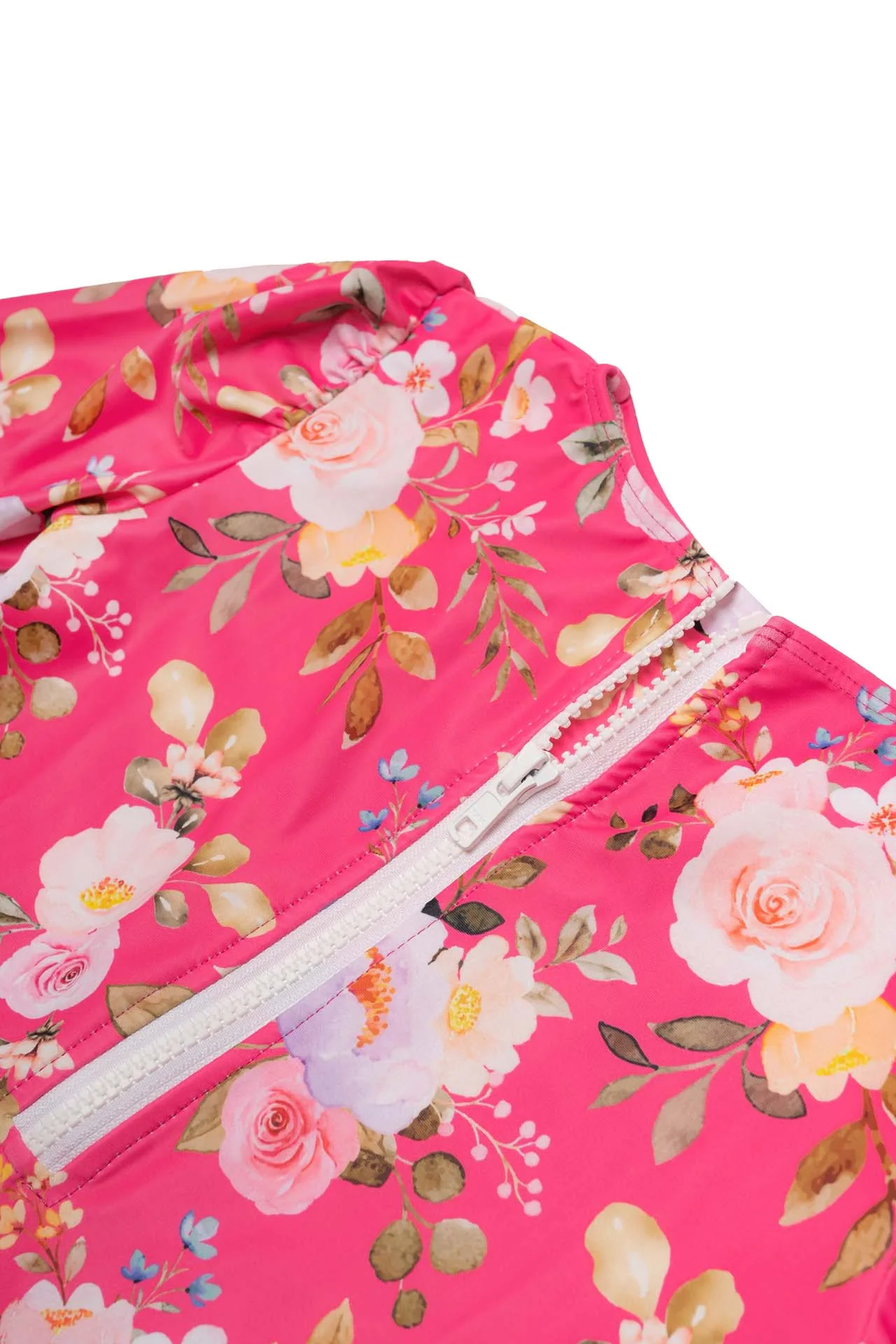 Long Sleeve One Piece Swimsuit with Side Ties - Image 6