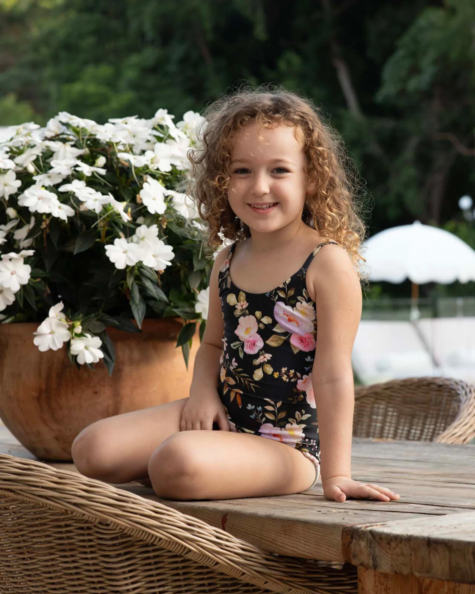 Tie Back One Piece Swimsuit - Image 2