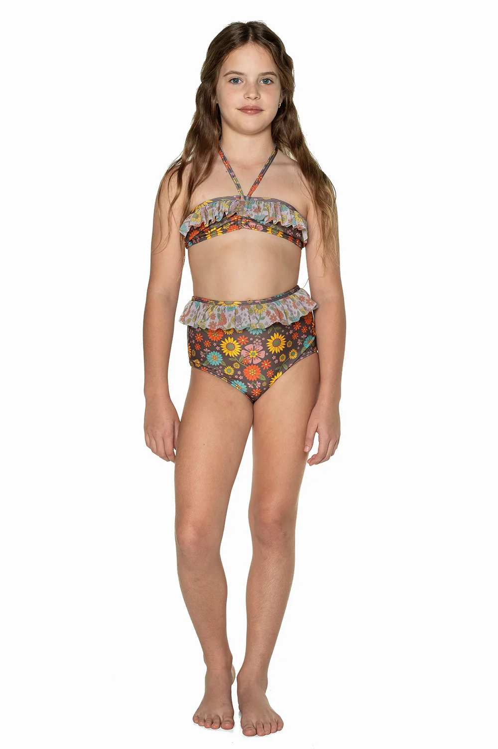 Peace, Love & Happiness High Waisted Bikini (Poppy) - Image 10