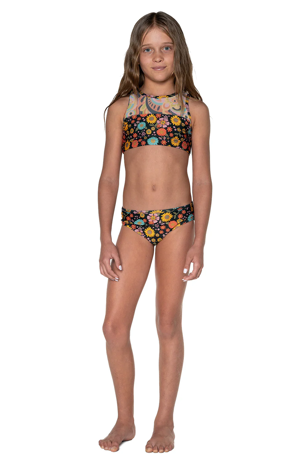 Peace, Love & Happiness Mesh Bikini (Daisy) - Image 4