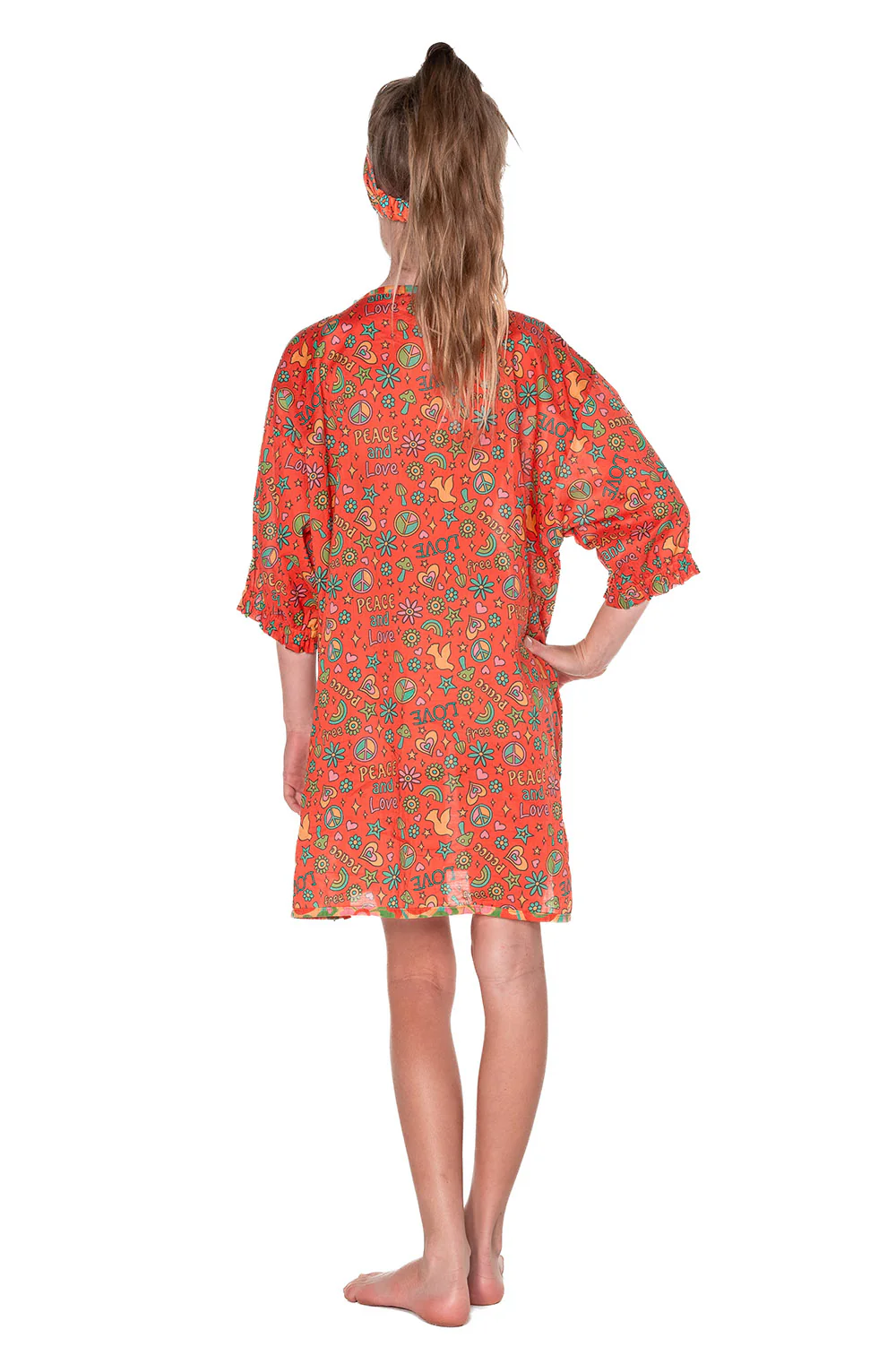 Peace, Love & Happiness Poncho (Jesabell) - Image 2