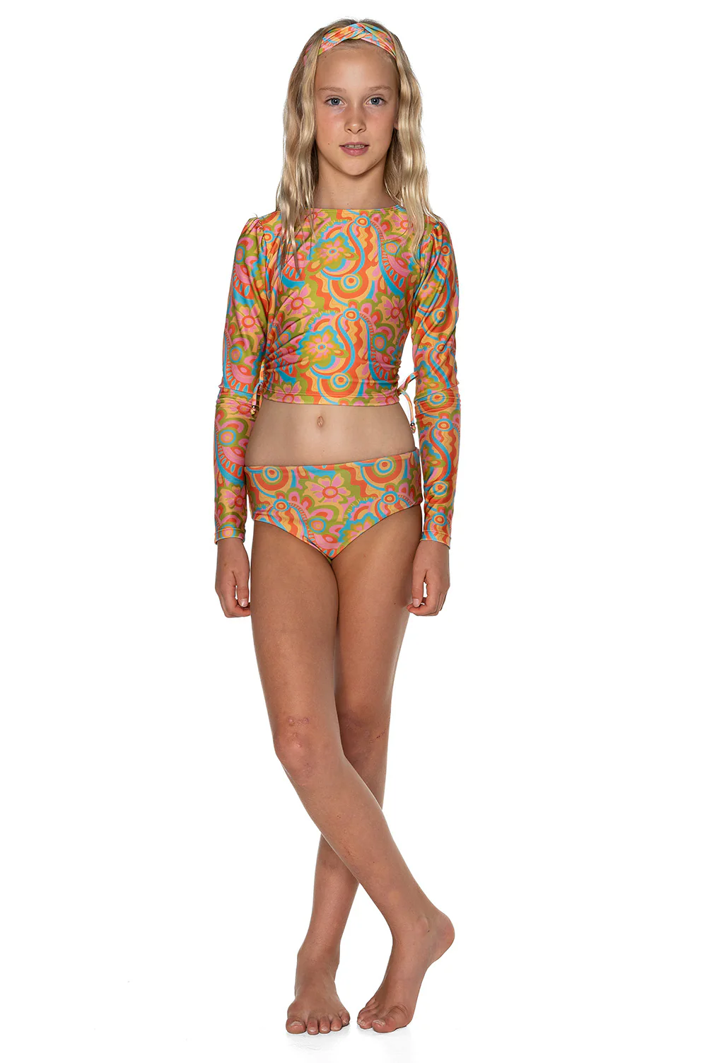 2 Piece Swimsuit Set with Side Ties - Image 5