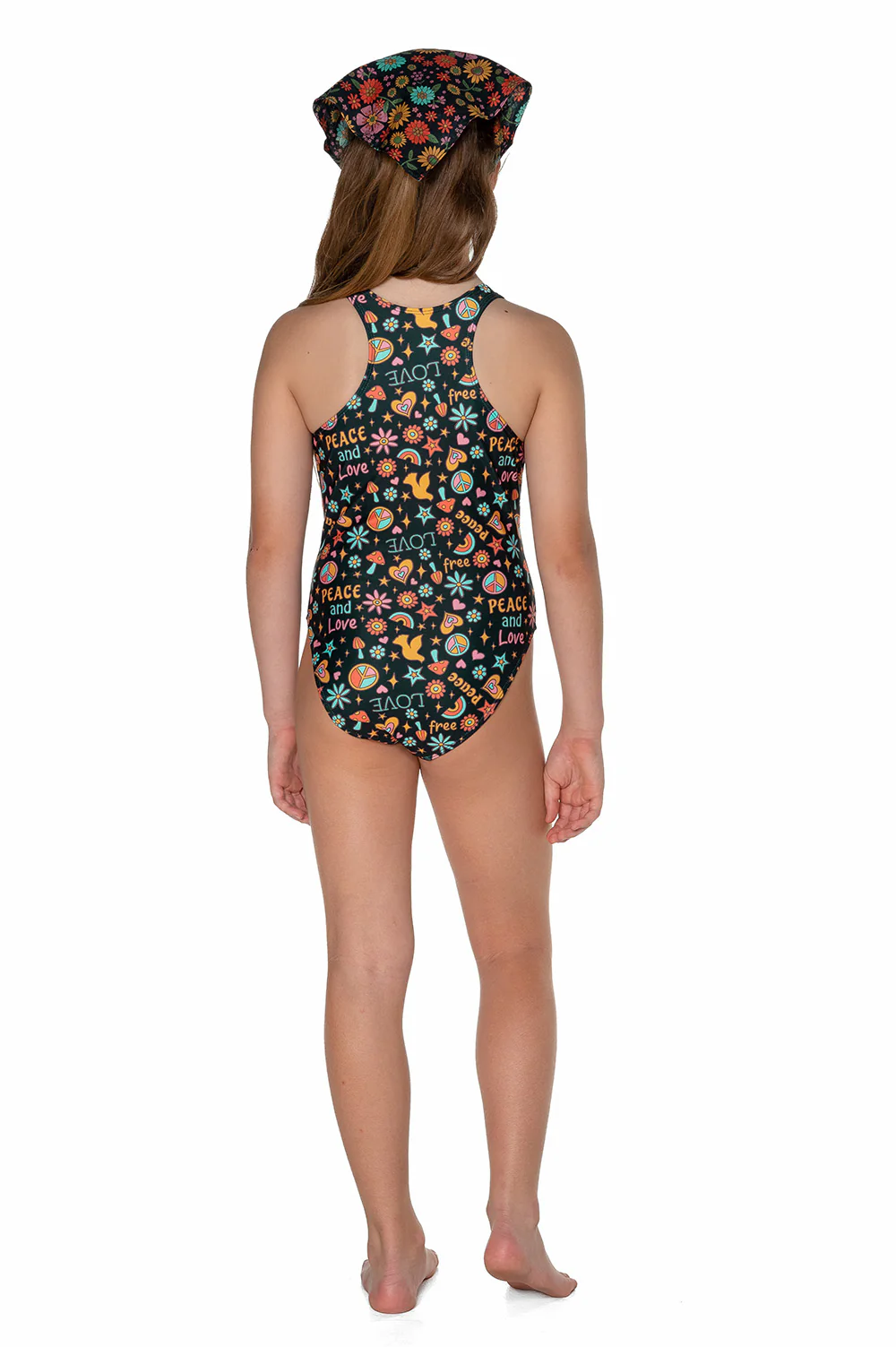 Peace, Love & Happiness Zip One Piece (Lola) - Image 2