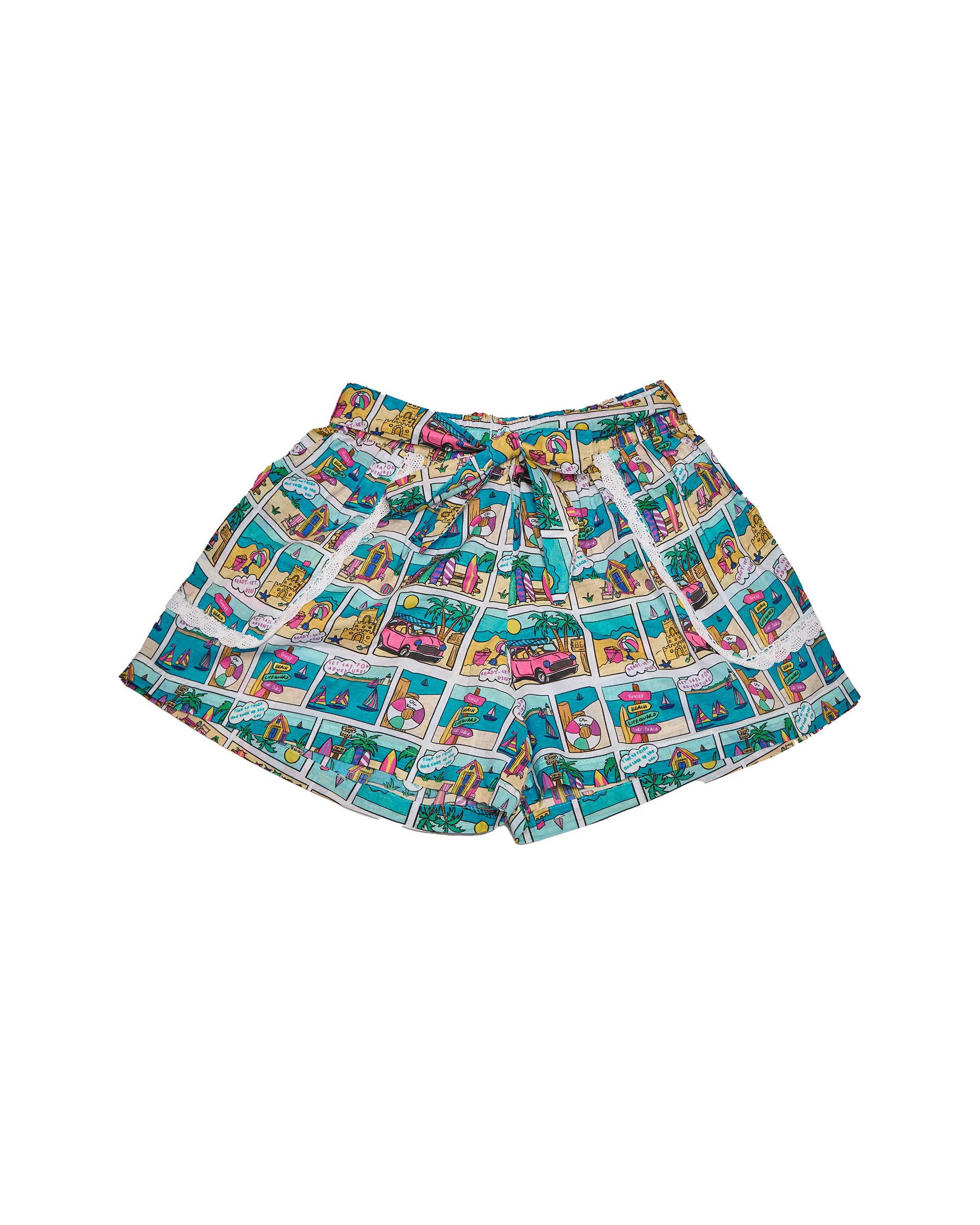 Girls Cotton Shorts – Lightweight Summer Style (Bondi)