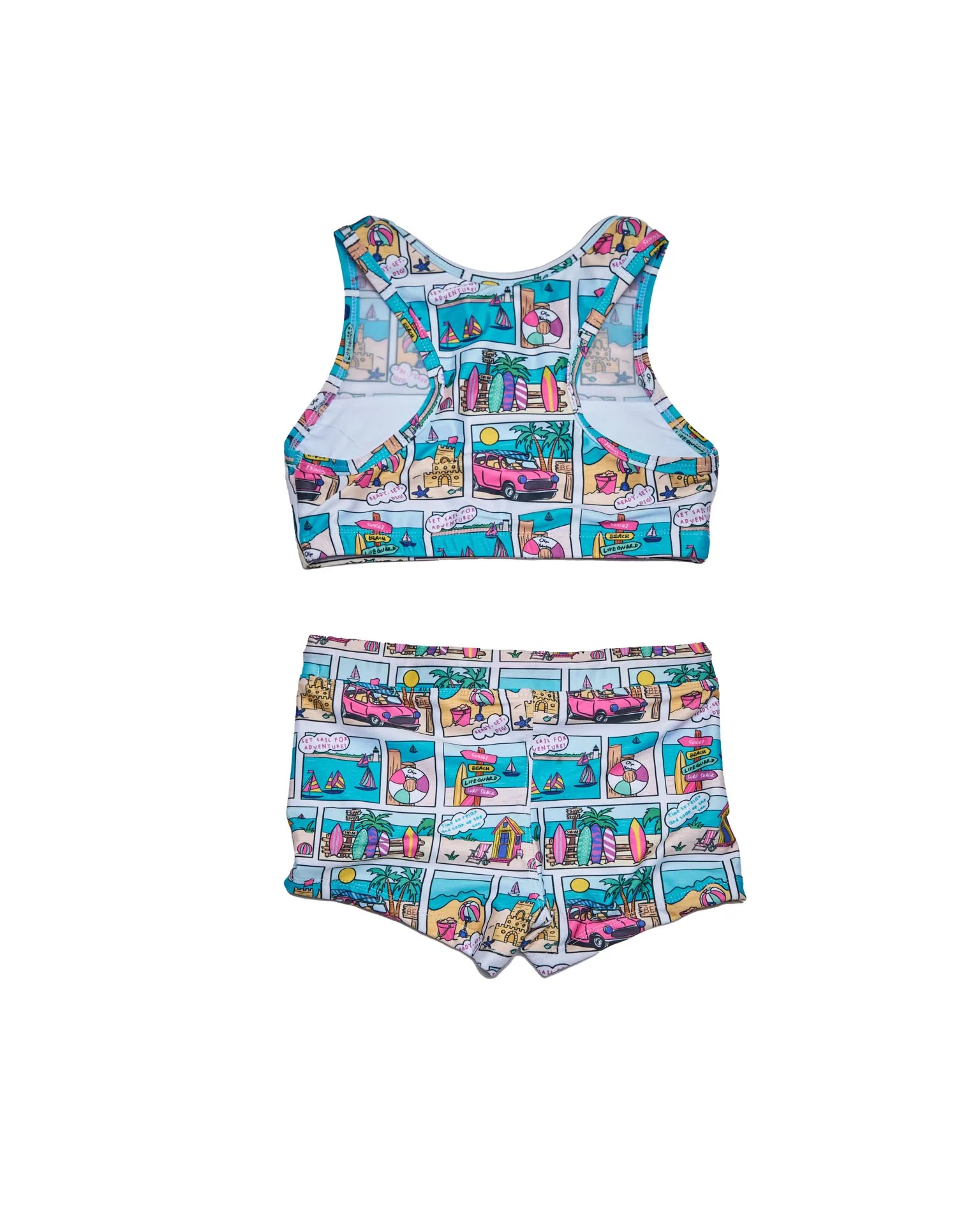 Girls Racer Bikini (Bondi Print) - Image 4