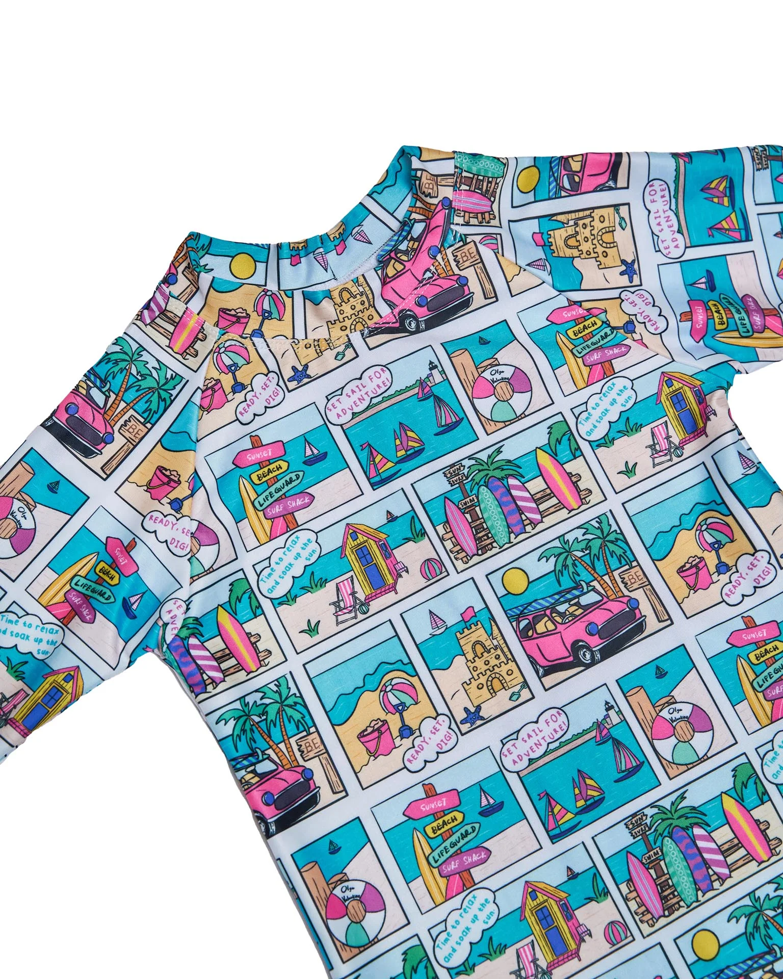 Boys Short Sleeve Rashie – UPF 50+ (Bondi) - Image 4