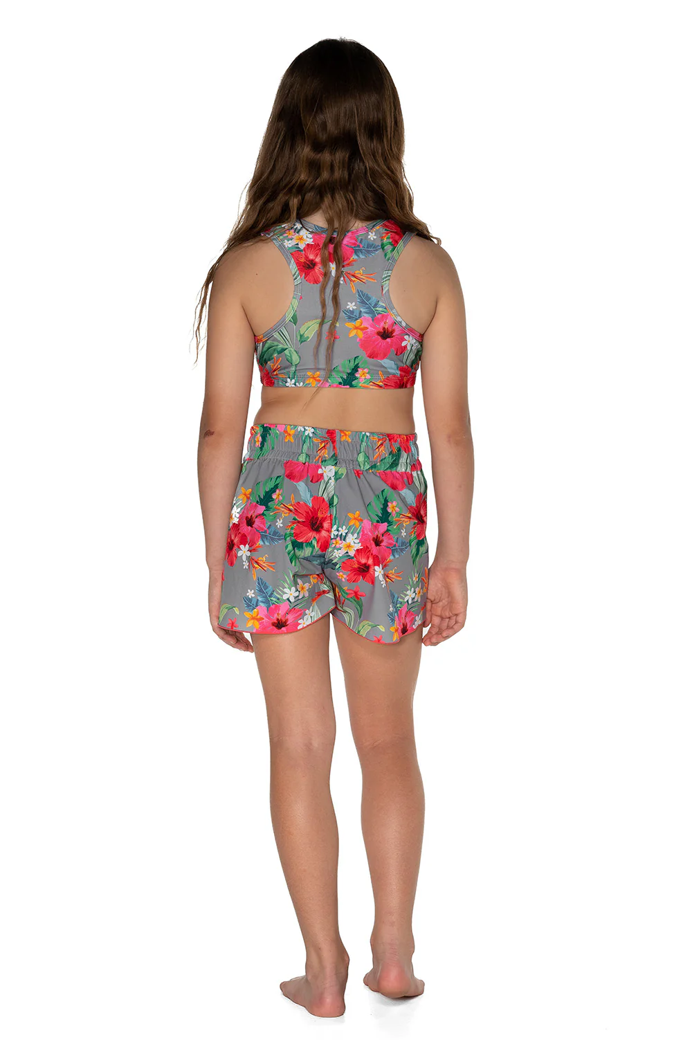 Tropicana Girls Board Shorts With Tie (Isla) - Image 2