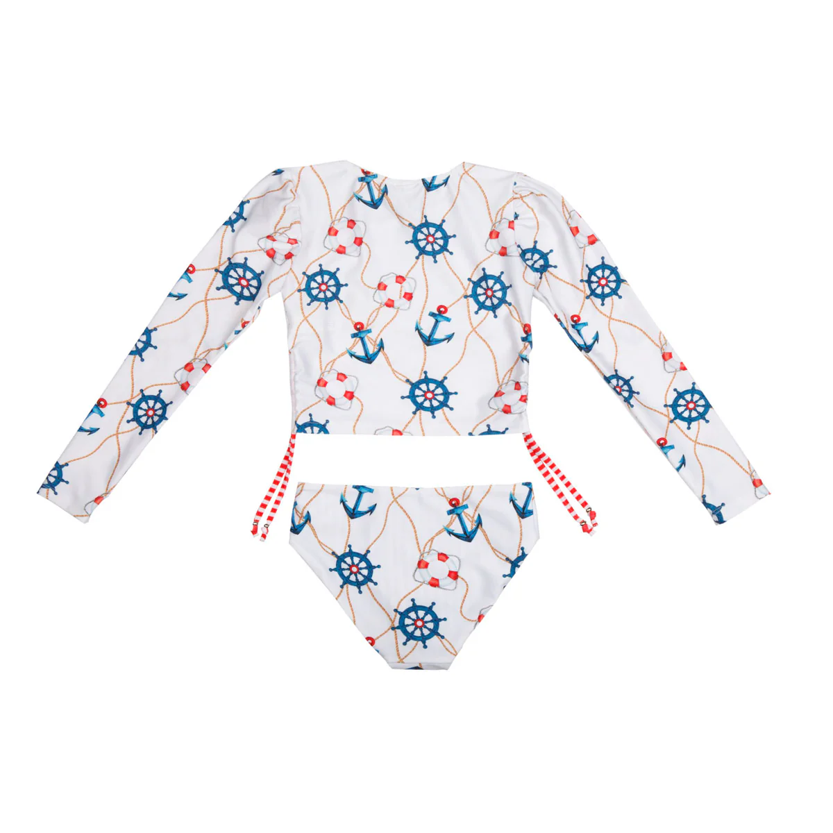 2 Piece Swimsuit Set with Side Ties - Image 3