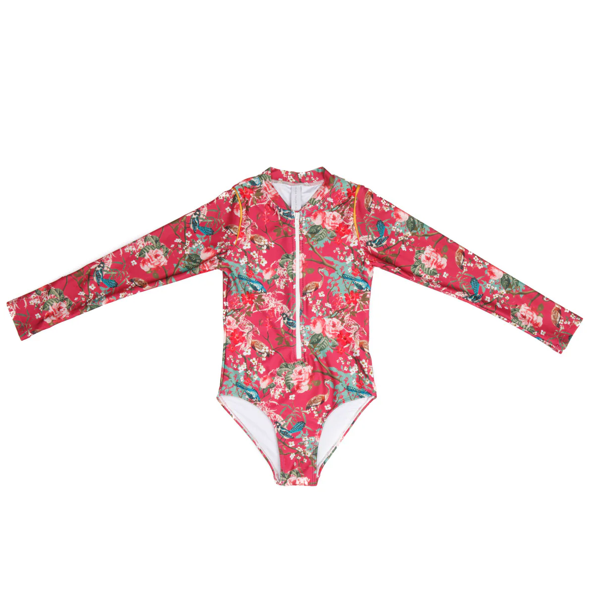 Long Sleeve Zip One Piece Swimsuit