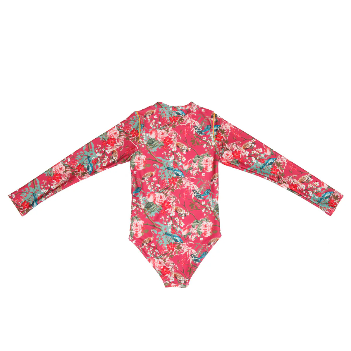 Long Sleeve Zip One Piece Swimsuit - Image 3