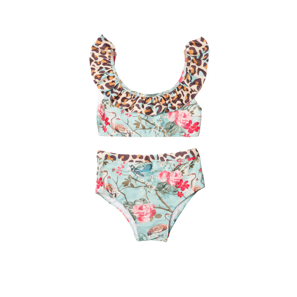 Ruffle Neck Bikini