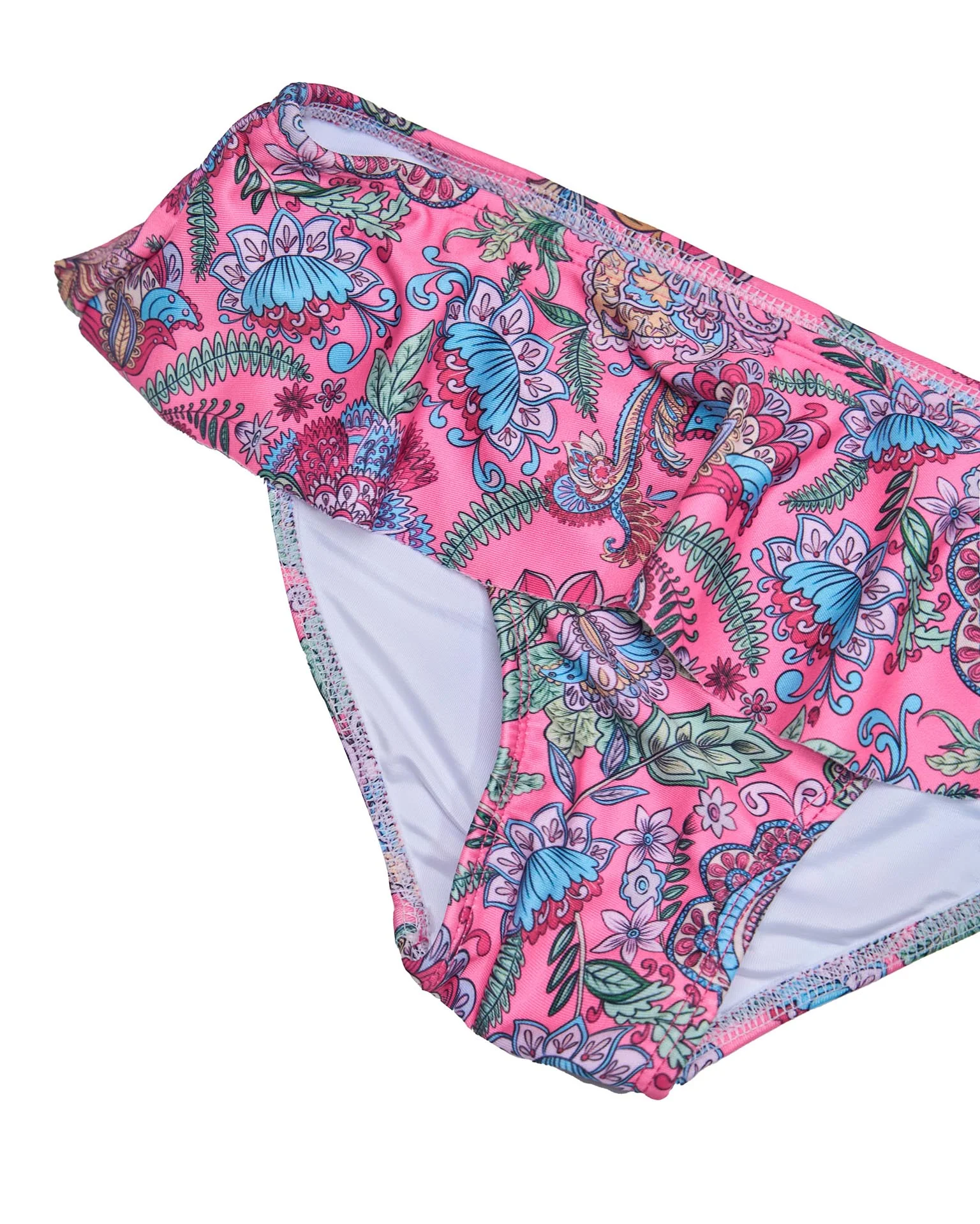 Girls Frill Bikini Set – Triangle Top & Frill Detail (Liberty) - Image 3