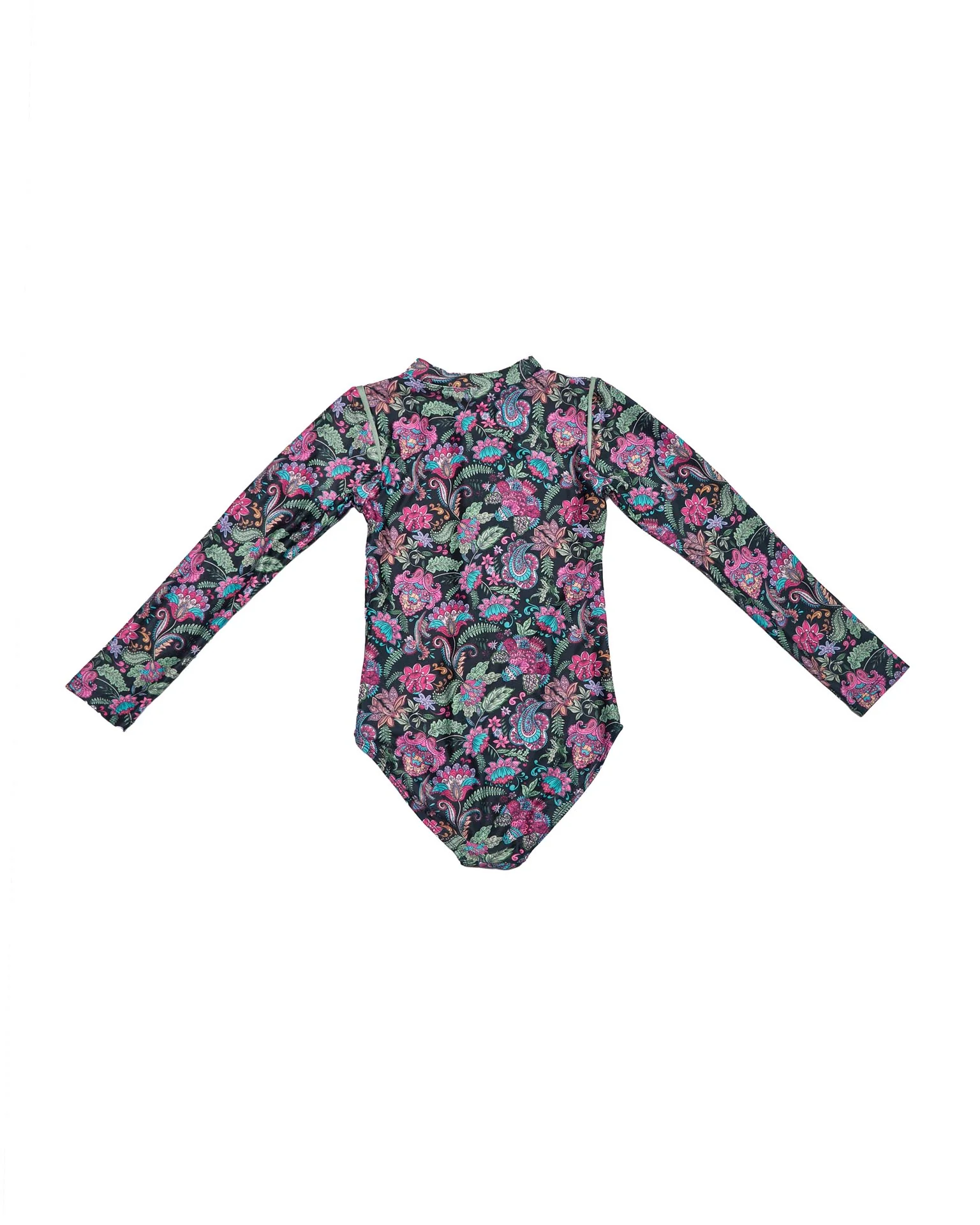 Girls Long Sleeve Swimsuit (Phoenix Print) - Image 4