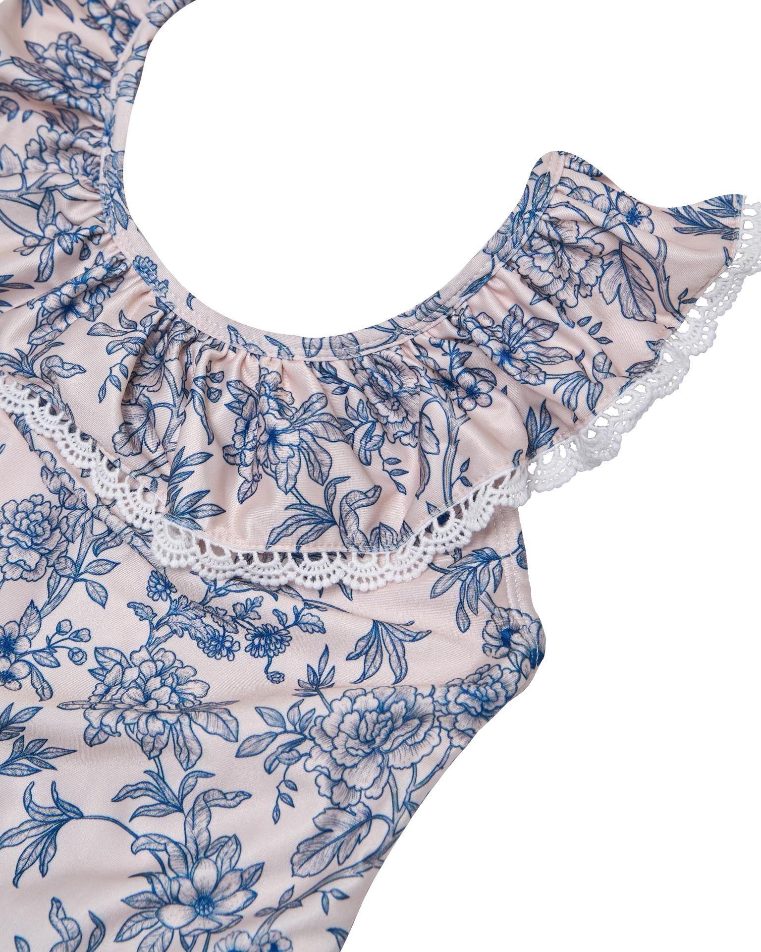 Ruffle Neckline One Piece (Sundance Print) - Image 3