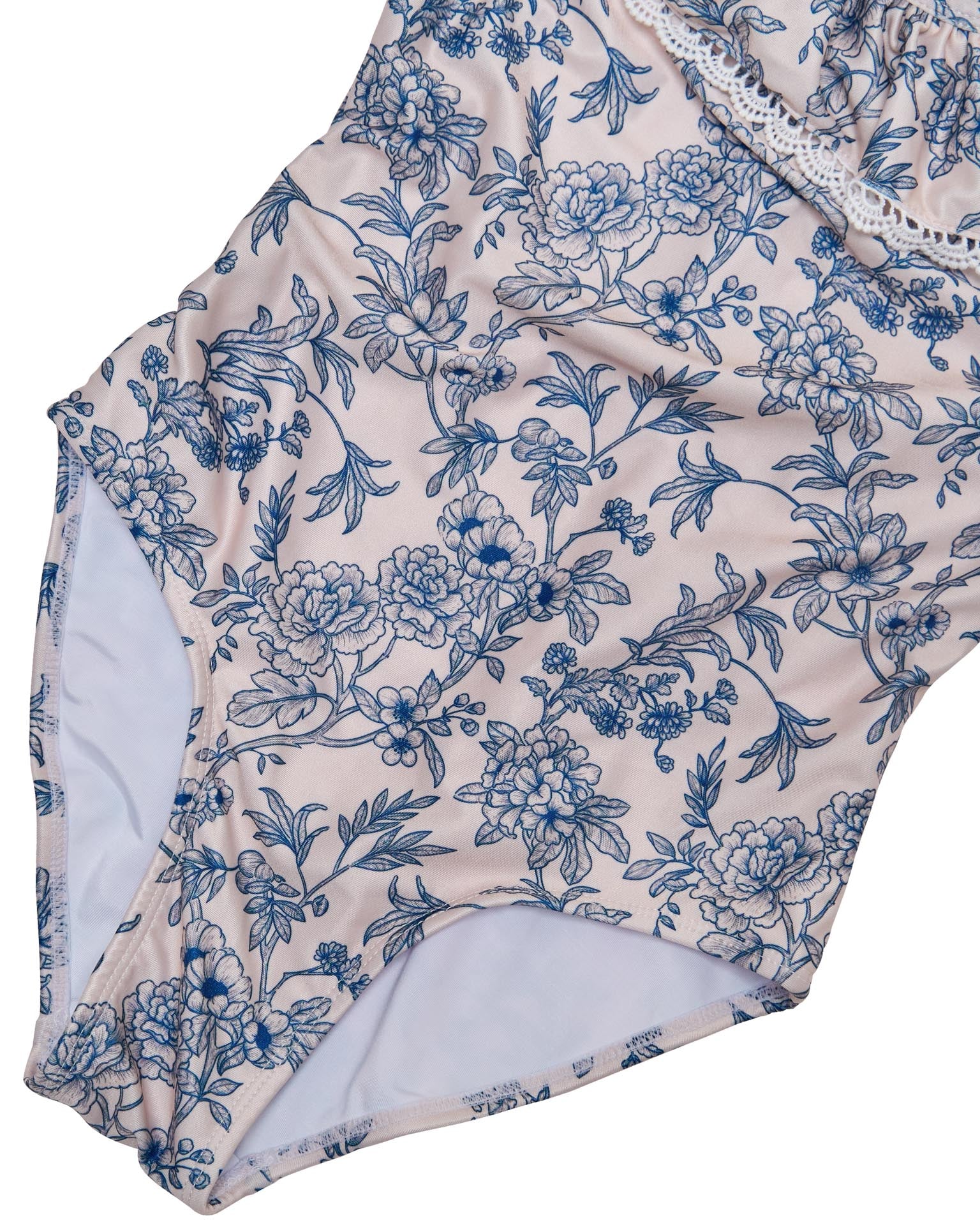 Ruffle Neckline One Piece (Sundance Print) - Image 5