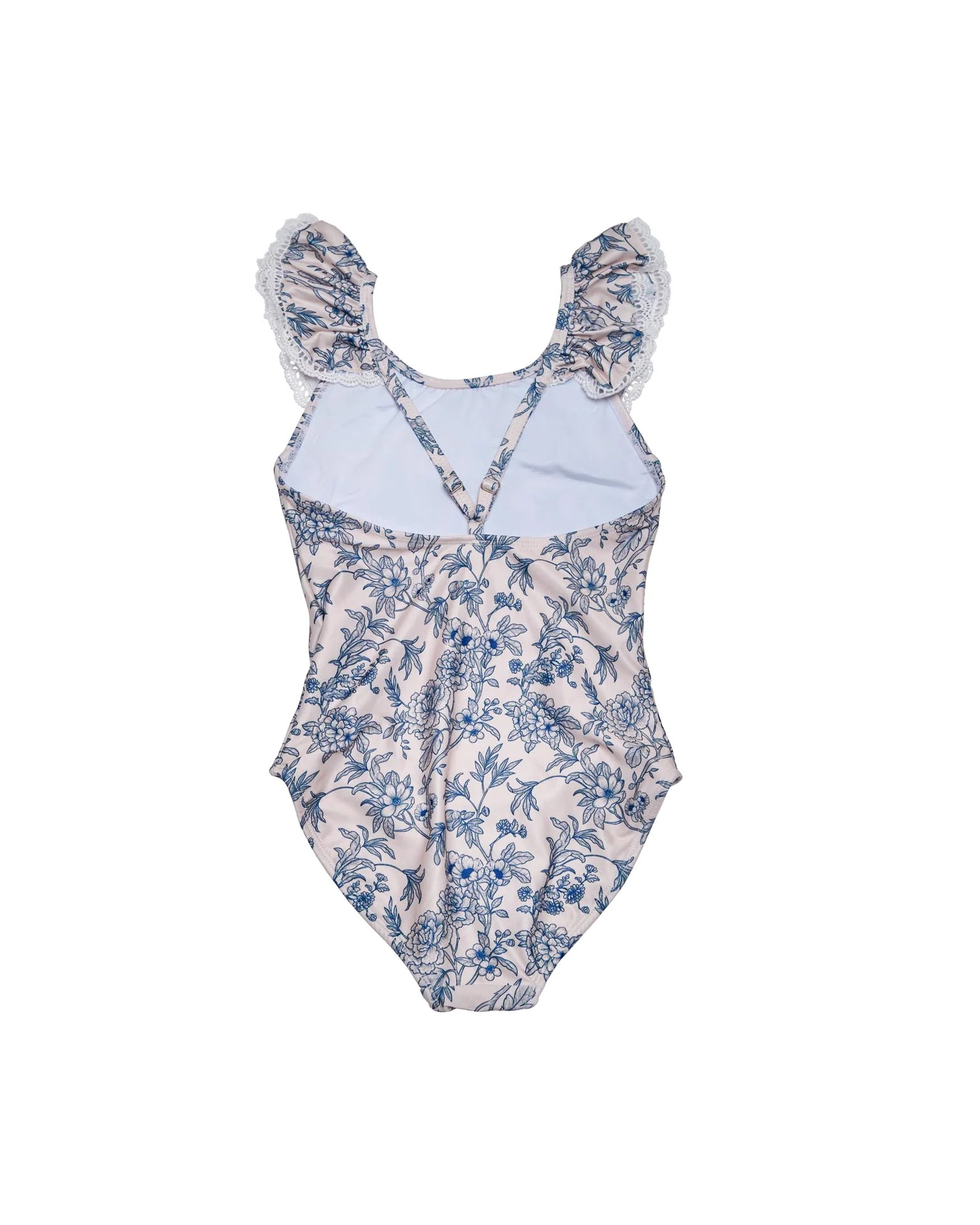 Ruffle Neckline One Piece (Sundance Print) - Image 6